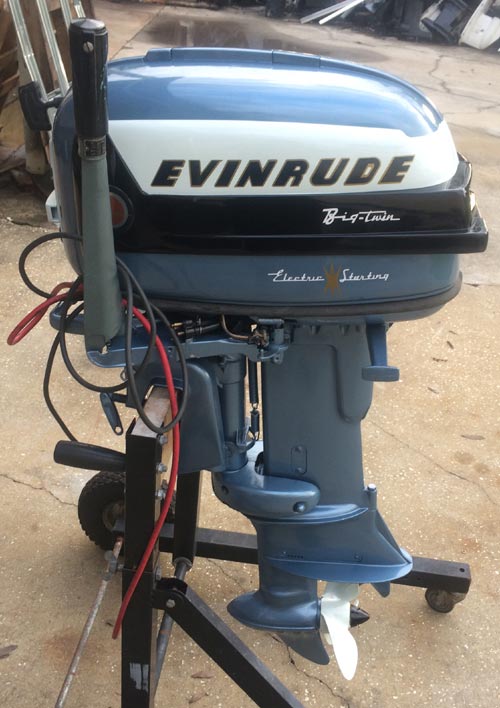 Vintage Evinrude Outboard Motor 17