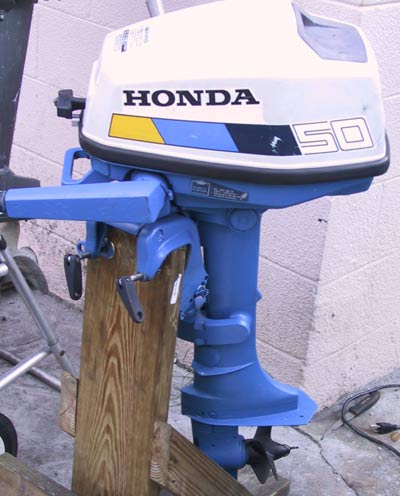 Honda 50 hp boat motor #1