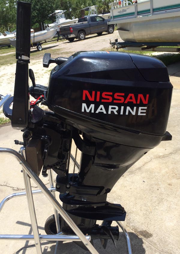 Used 18 hp nissan outboard motor