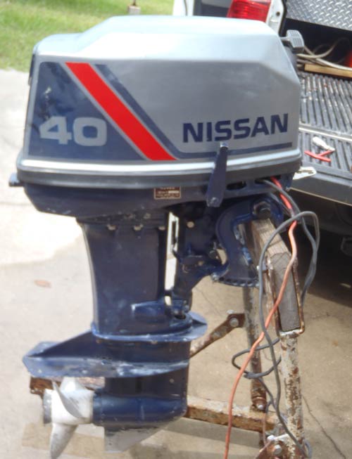 Nissan 40 plus outboard