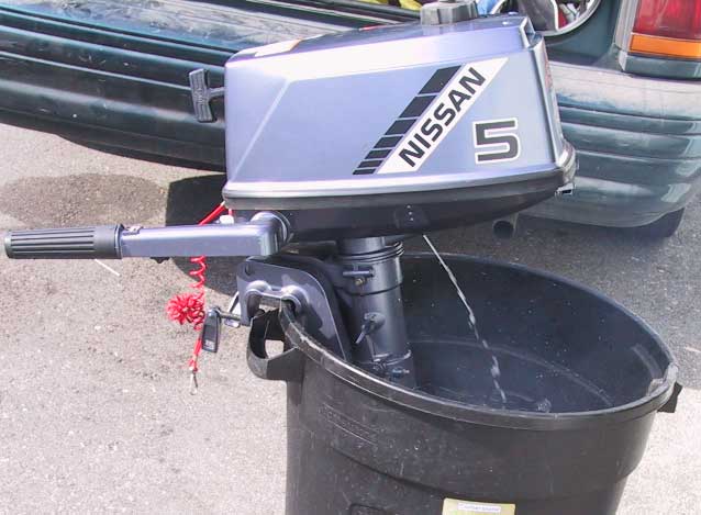 Nissan 5hp outboard 2 stroke for sale #2