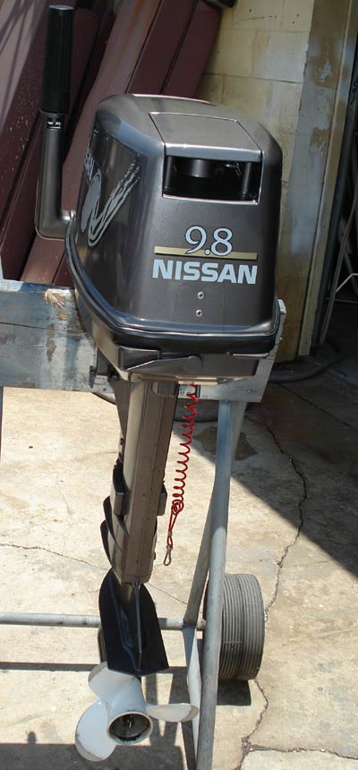 Used nissan 8hp outboard motor #2