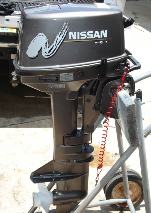 Used nissan 8hp outboard motor #5