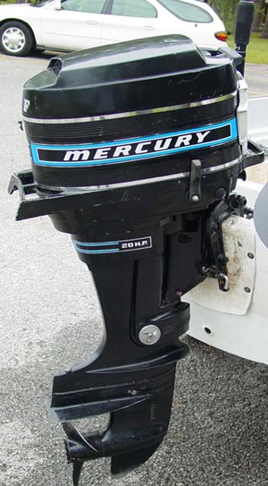 20 hp Mercury Outboard Boat Motor For Sale