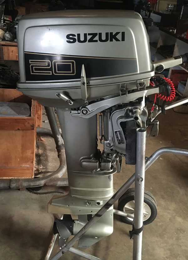 Used Suzuki 20 hp Long Shaft Outboard For Sale